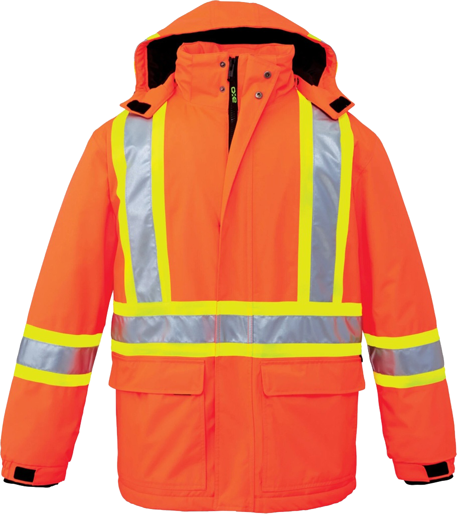 L01250 Men's High Visibility Insulated Parka