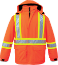 L01250 Men's High Visibility Insulated Parka