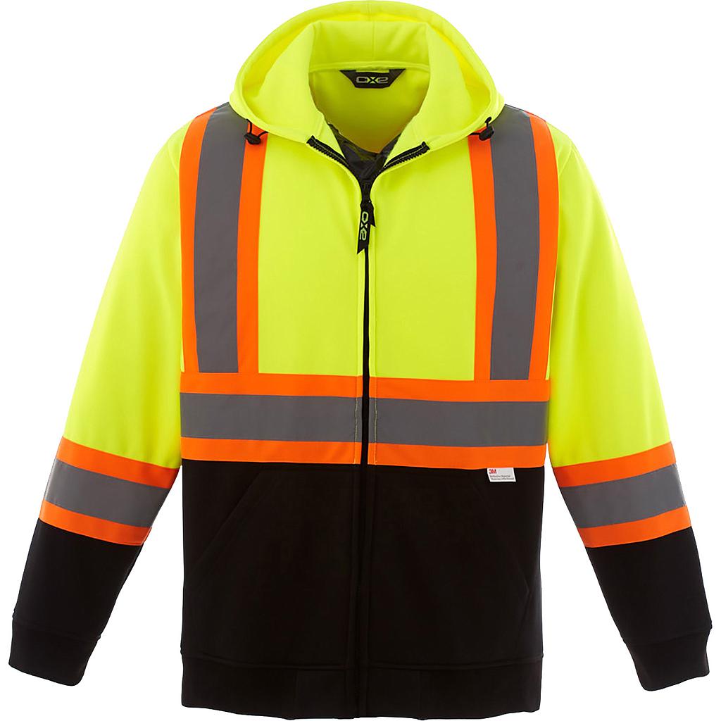 L00682 Mens Hi-Vis Full Zip Hoodie