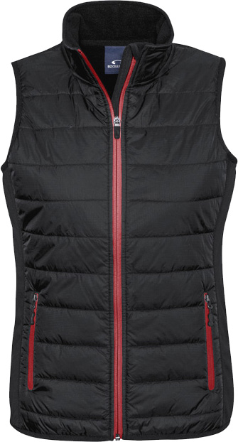 J616L Ladies' sleeveless quilted jacket
