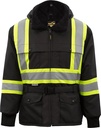 WK700 BLACK High visibility winter jacket