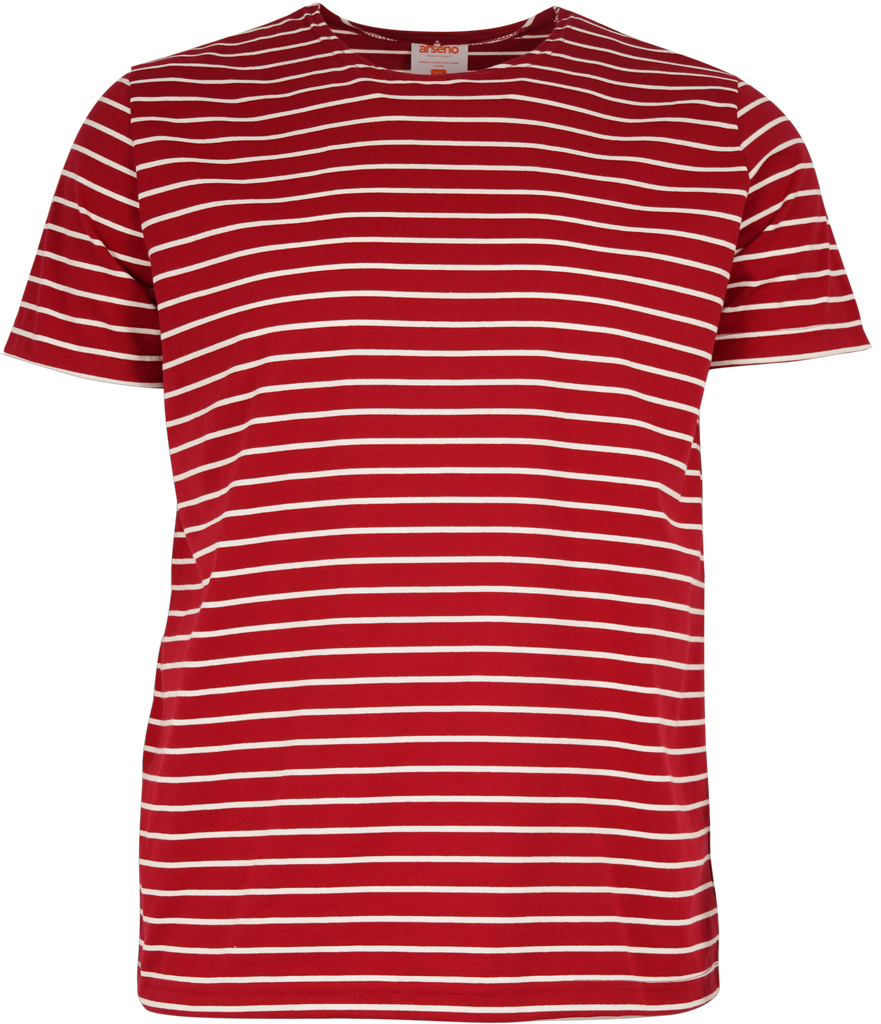 OC2108U T-shirt rayures unisexe