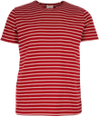 OC2108U T-shirt rayures unisexe
