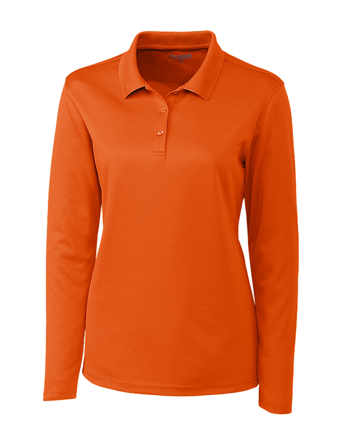 LQK00066 Ladie's Long Sleeves Spin Pique Polo