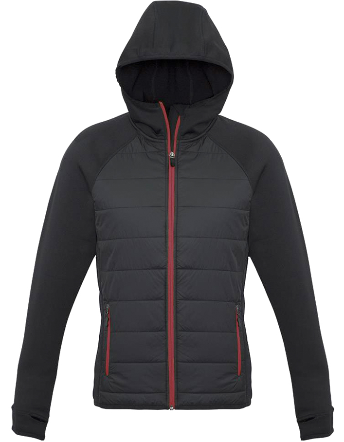 J515L Ladies Hybrid Hood Jacket