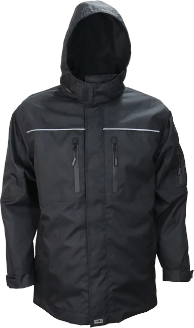 830 Men's Black 4-in-1 Reversible Waterproof Jacket