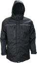 830 Manteau NOIR 4 en 1 réversible imperméable homme