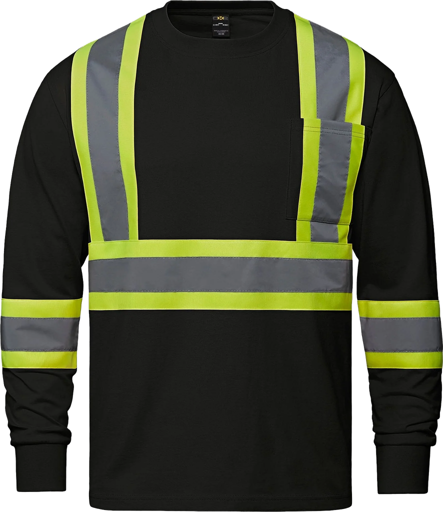 S05995 Cotton Long Sleeve Hi-Vis T-Shirt