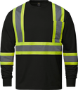 S05995 Cotton Long Sleeve Hi-Vis T-Shirt