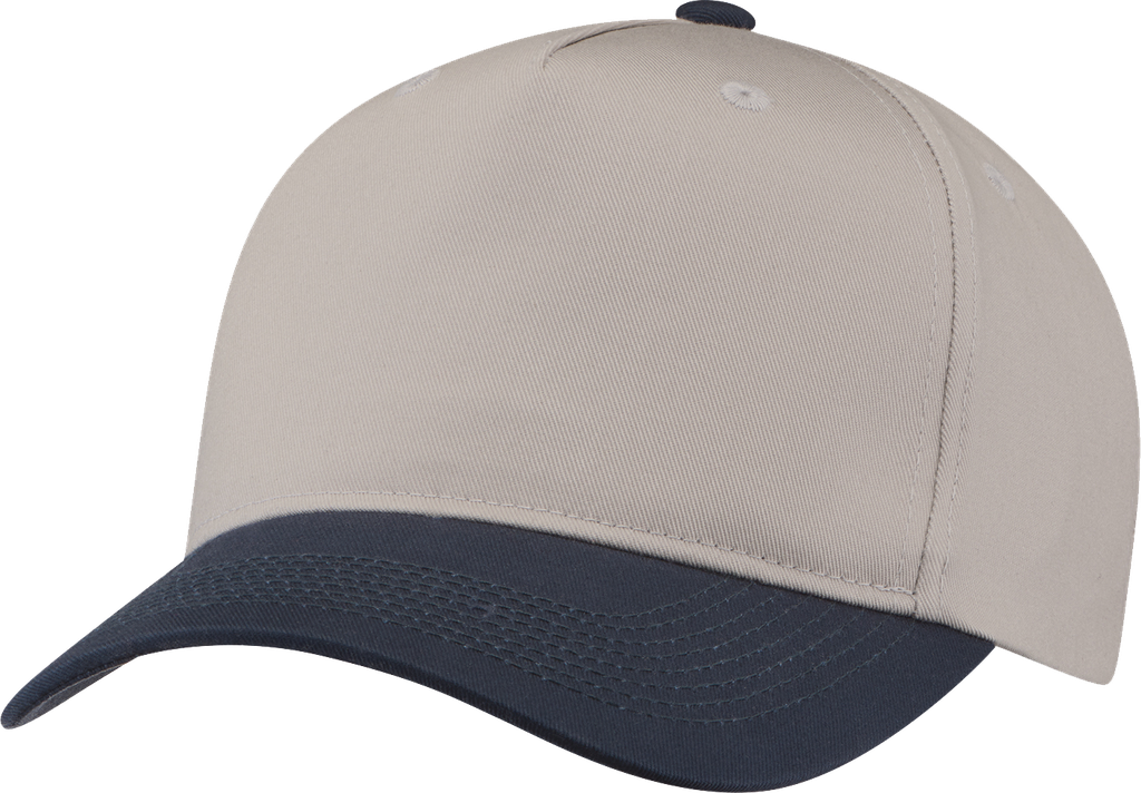 6F080M 5 Panel Deluxe Chino Twill Cap