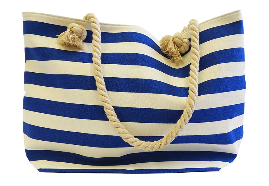 X13705 Striped Bag With Rope