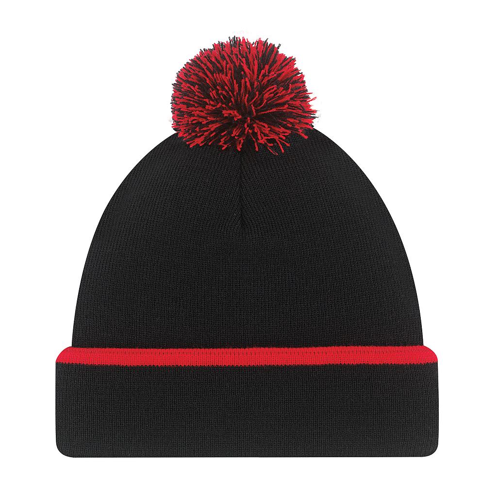 9B063M Cuff Toque with Pom Pom