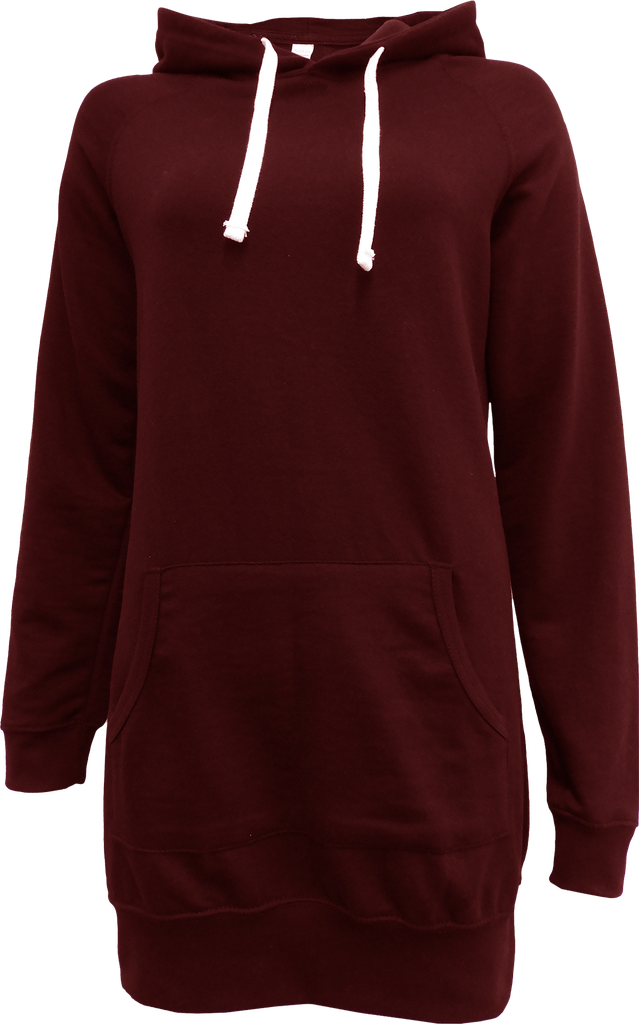 X975W Ladie's Tunic Hoodie
