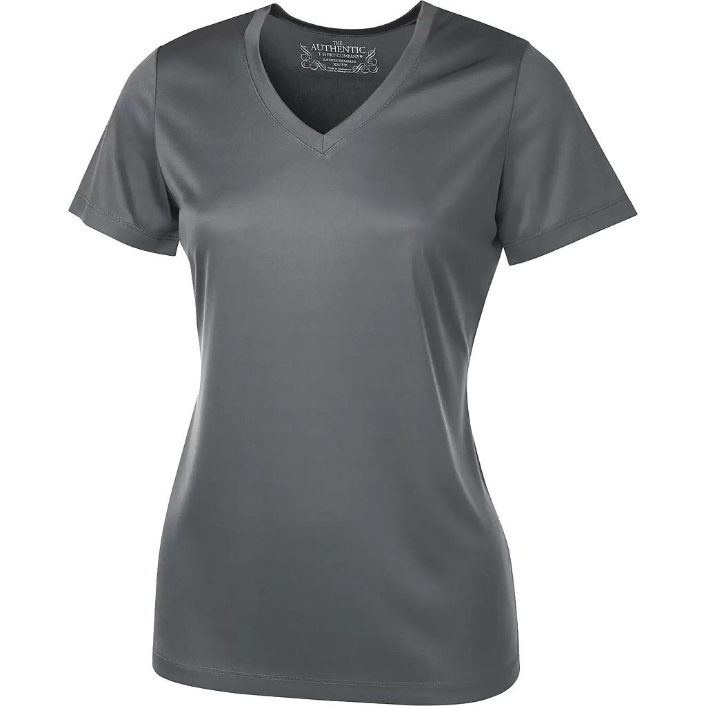 L3520 T-shirt sport col V Pro Team femme