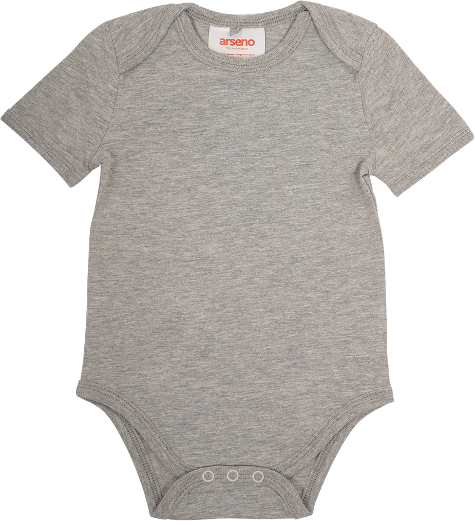 A6805B Dormeuse bébé gris chiné pâle