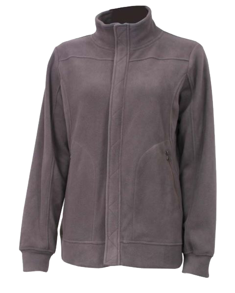 AP311W Ladies GREY Fleece Jacket