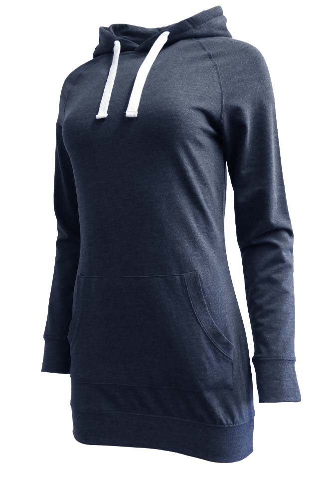 X975W Ladie's Tunic Hoodie