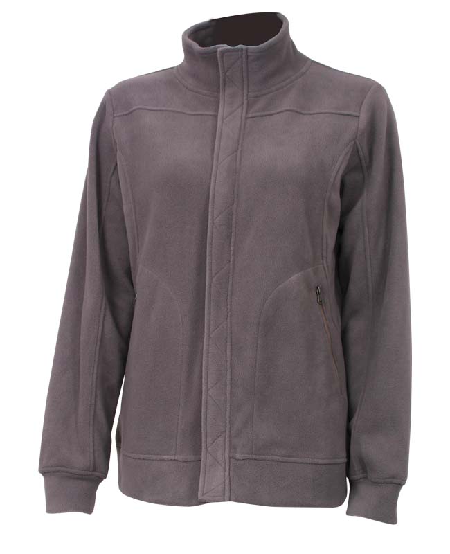 AP311W Ladies GREY Fleece Jacket