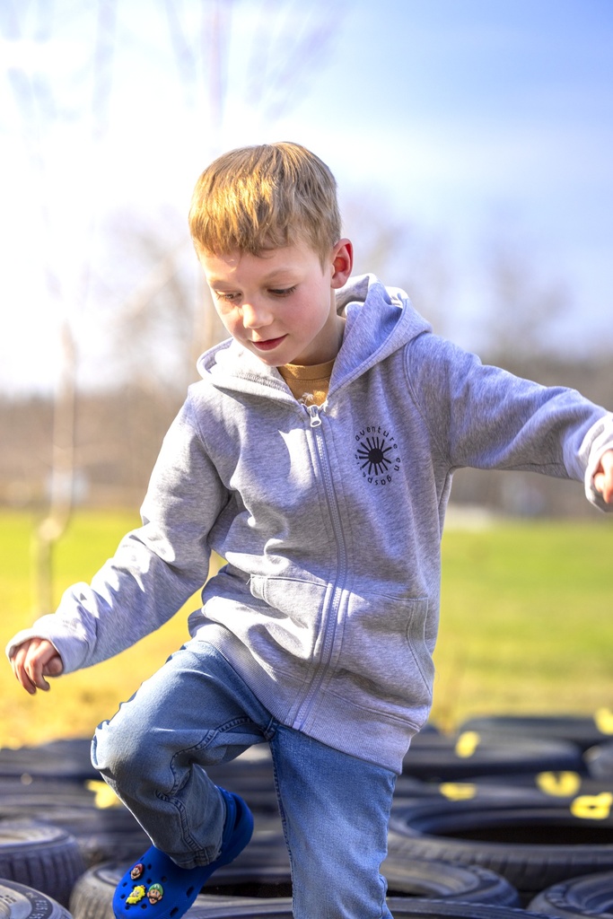 X4800J Youth Full Zip Hooded Sweatshirt