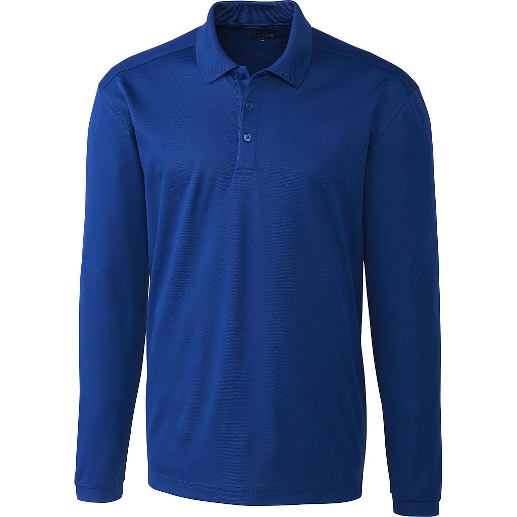 MQK00077 Men Long Sleeves Pique Spin Polo