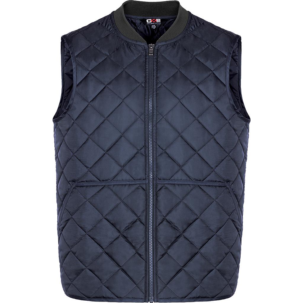 L01040 Men Quilted Freezer Sleeveless Vest