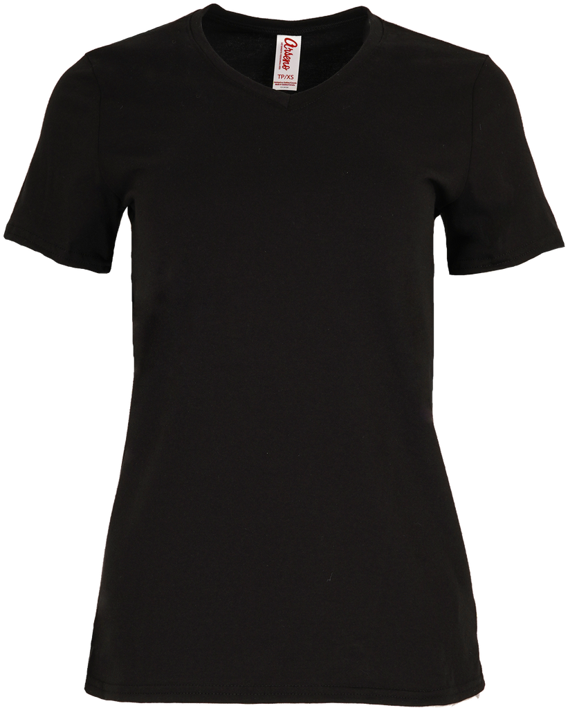 4319W Ladies V Neck T-shirt