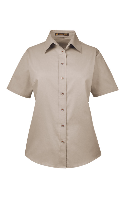 M500SW Women's Harriton Short-Sleeve Shirt
