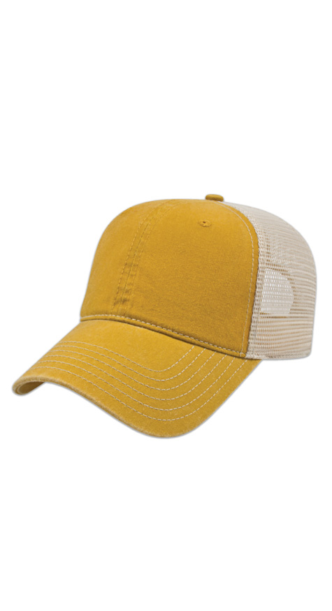 i3027 Washed Mesh Trucker Cap