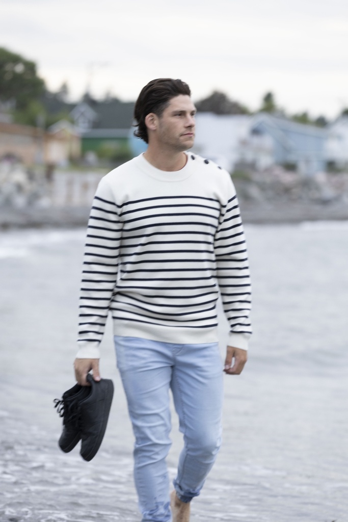 XR4606M Men's sailor knit sweater
