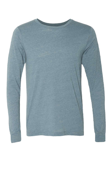 3501CVC Unisex Heather Long Sleeve Tee