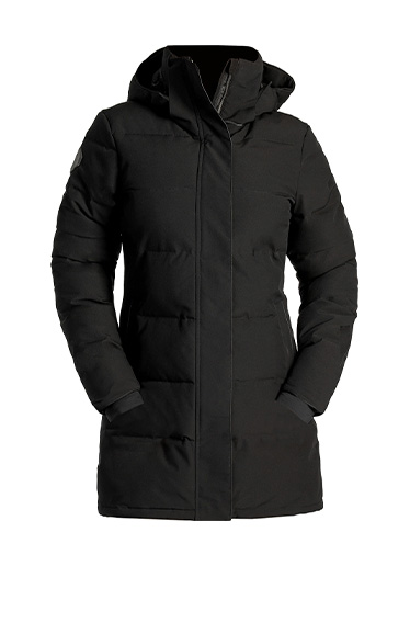 KLI004 Parka Bently hiver femme NOIR