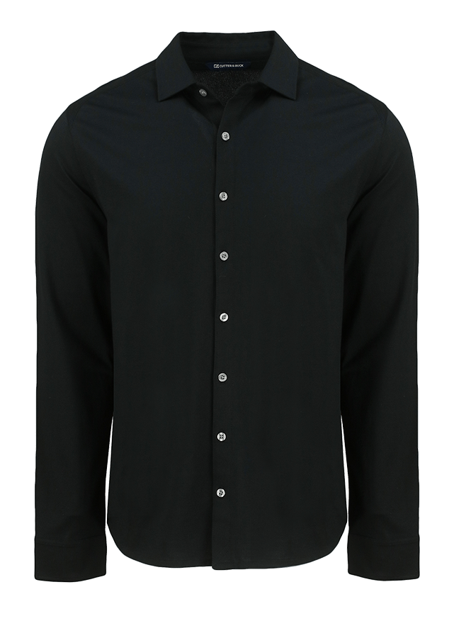 MCK01332 Chemise en maille tri-mélange homme