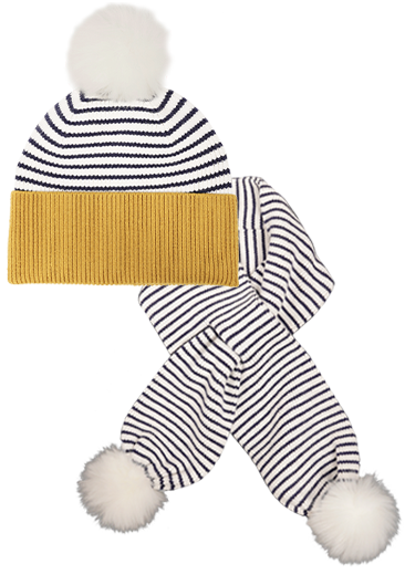 XR9011-XR9012 Beanie and Scarf Combo