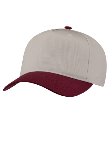 6F080M Casquette 5 panneaux chino croisé deluxe