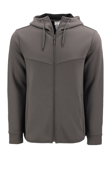 MQK00118 Mens Full Zip Hooded Sweatshirt