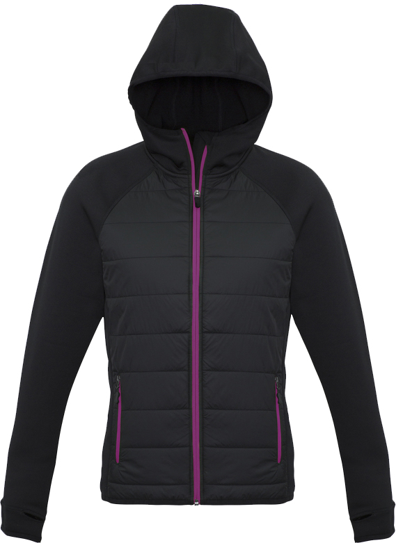 J515L Ladies Hybrid Hood Jacket