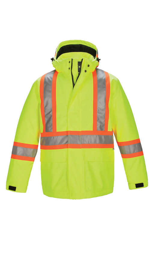 L01250 Men's High Visibility Insulated Parka