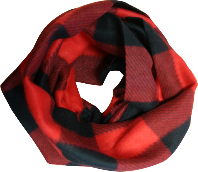 P8034 Foulard infiniti à carreaux