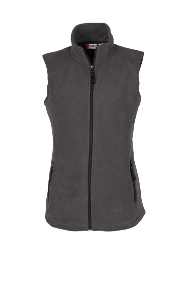 LQO00017 Lady Full Zip Microfleece Vest sleeveless