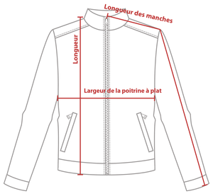 Charte de grandeur SW520K - VIERGE