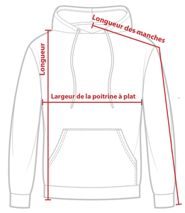 Charte de grandeur L00555 - XS à 4XL