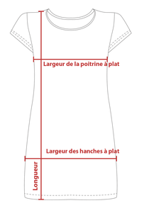 Charte de grandeur 7735WN (XS à 3XL)