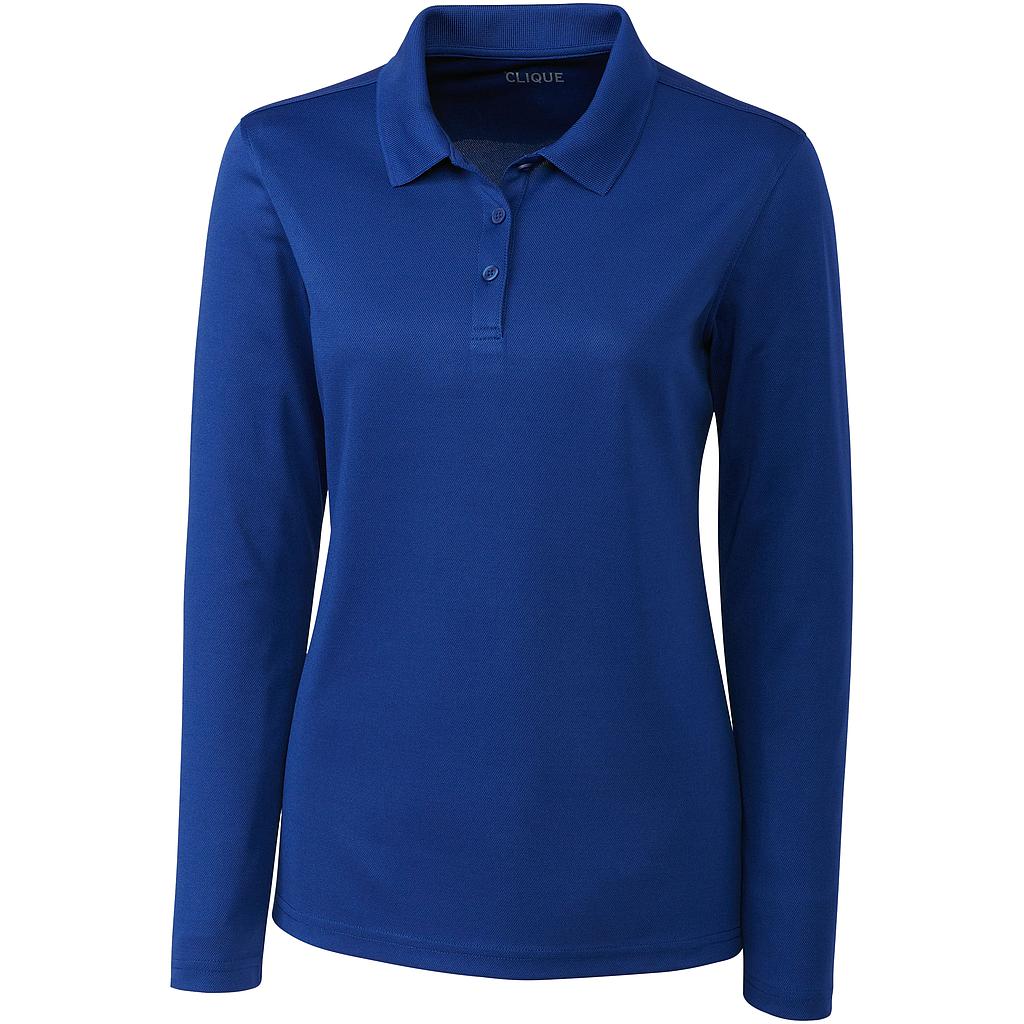 LQK00066 Ladie's Long Sleeves Spin Pique Polo